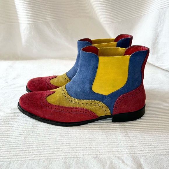 Girotti Men's Brogue Chelsea Ankle Boots - Picture 2 of 15